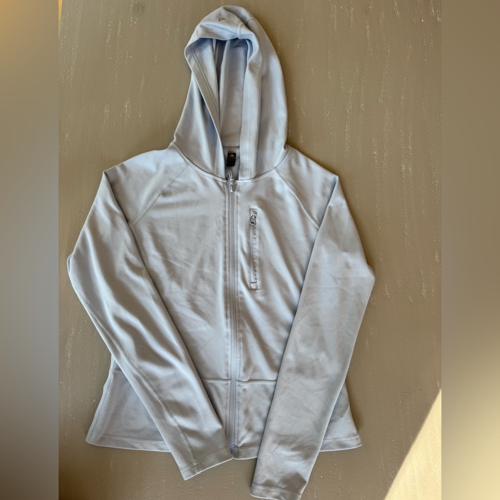 Women's Classic Light Blue Hooded Jacket